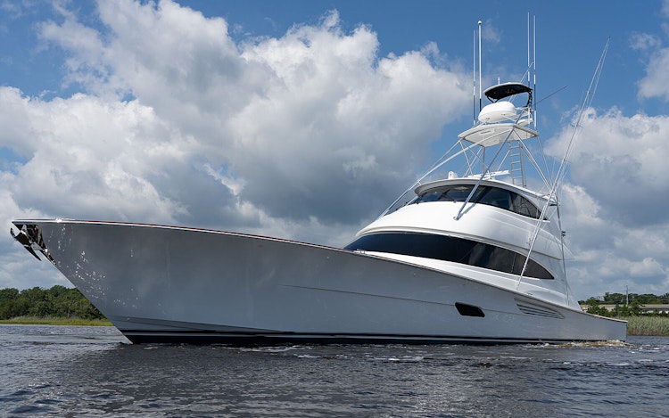 bow profile of viking 82 eb
