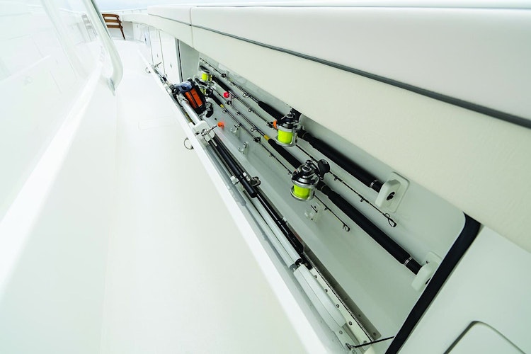 dedicated rod storage in deck of valhalla v55