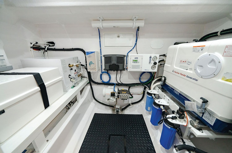 engine room with generator - v55