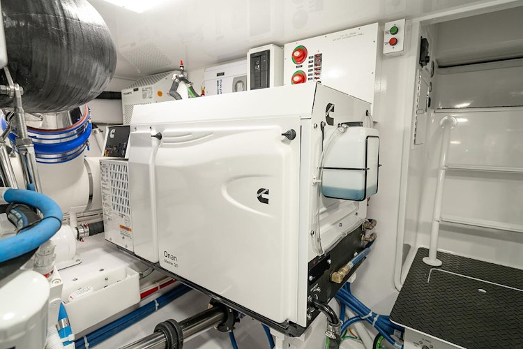 generator in engine room - viking 50