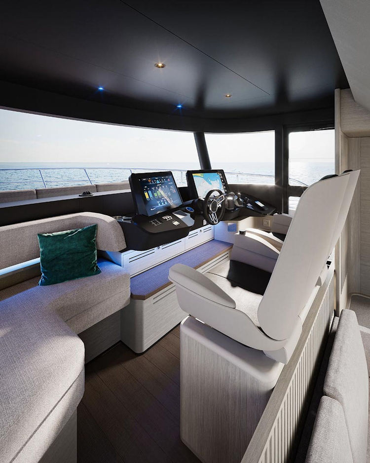 interior helm in sunrise aesthetic