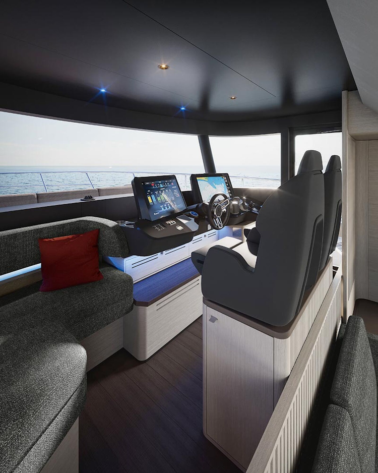 interior helm in sunset aesthetic