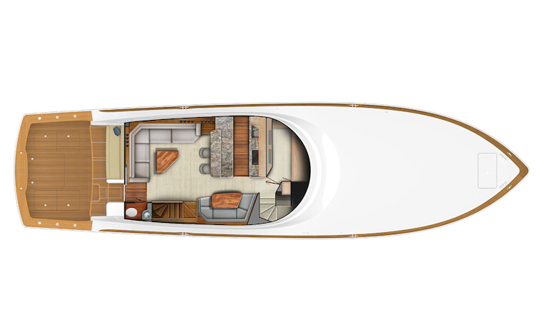 layout - 70 skybridge - salon