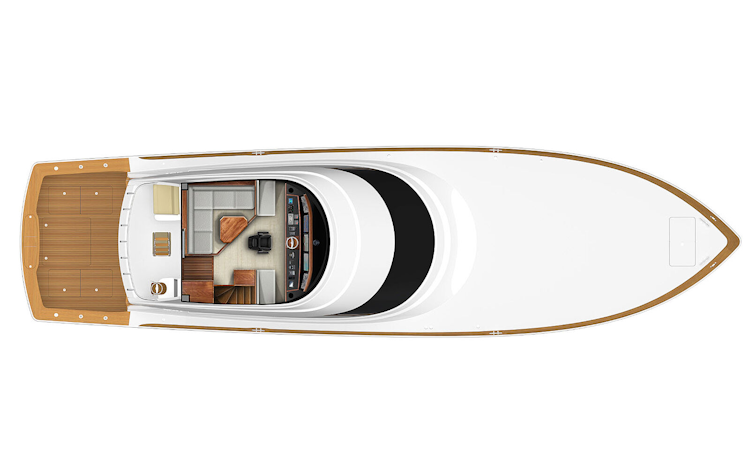 layout - viking 70 enclosed bridge - gen II