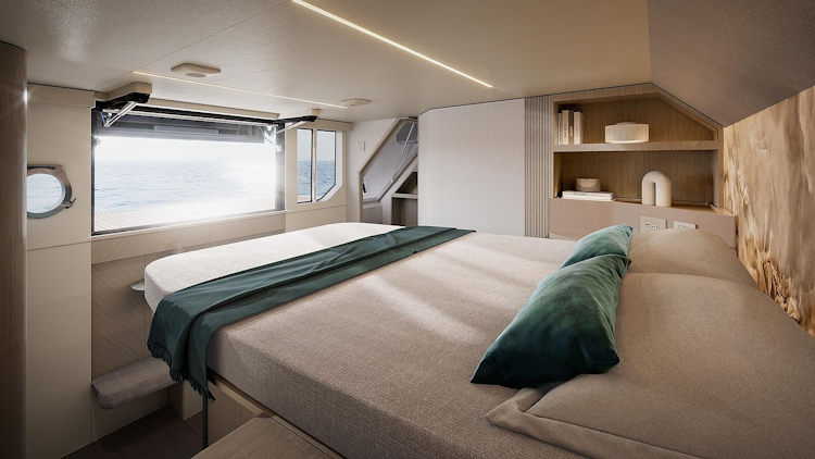 looking at the ocean from fourth aft cabin