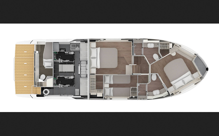 lower deck layout - navetta 50