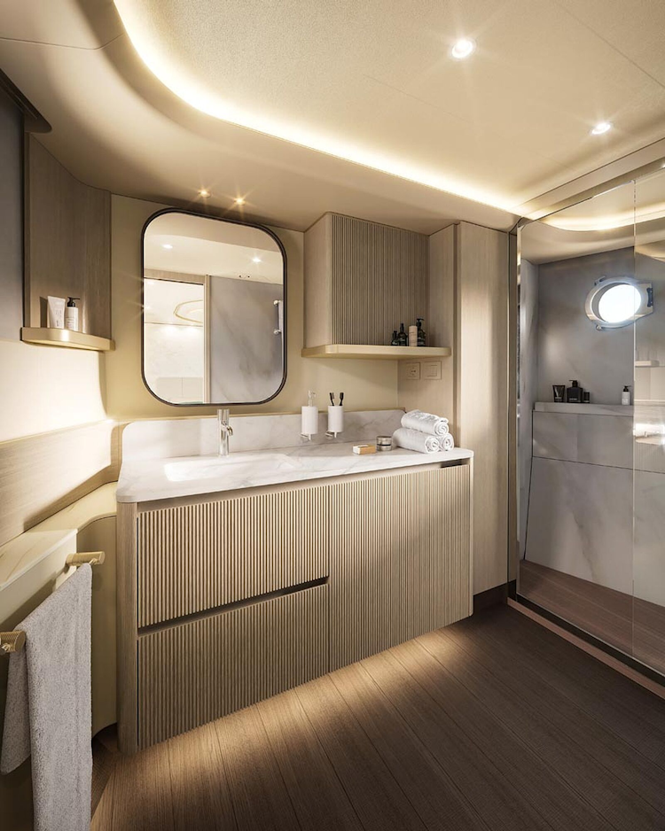 main bathroom - sunrise color