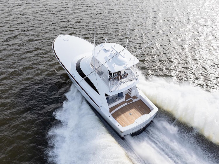 overhead view of new viking 50 convertible