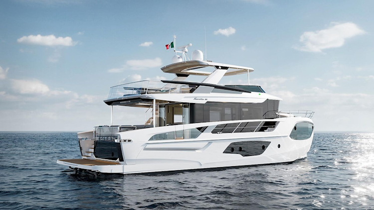starboard side profile of navetta 66