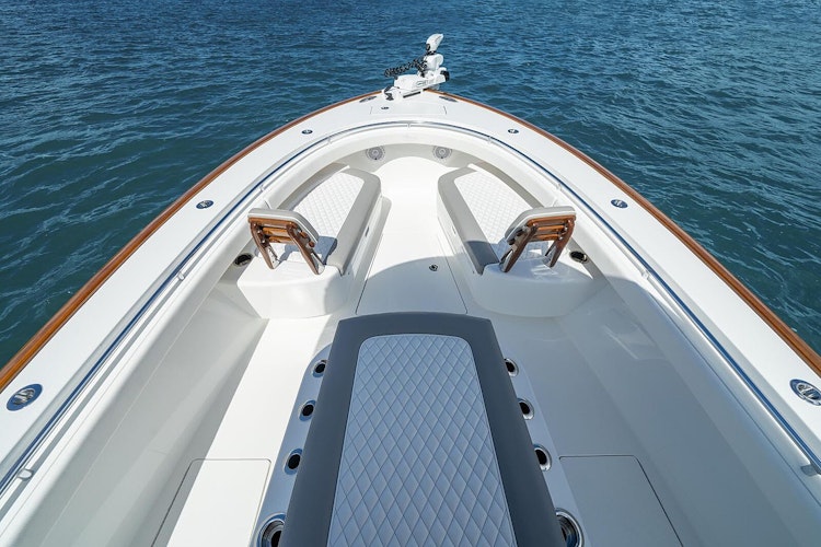 twin bow seats with back rests