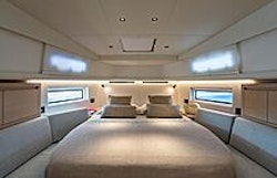 bed in cabin of pardo 43