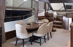 Princess Yachts 75 Motor Yacht Dining and Buffet Areas