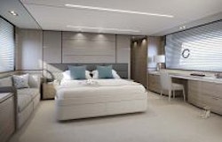 Princess Yachts 75 Motor Yacht Master Stateroom Cabin
