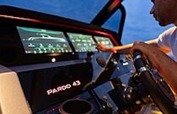 helm station lit up at night