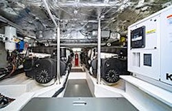 pardo 43 engine room