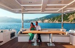 Absolute Yachts 72 Flybridge Cockpit Seating