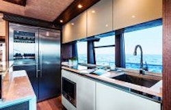 Absolute Yachts 72 Flybridge Galley