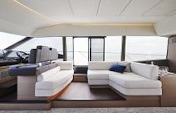 Prestige Yachts 590 Aft Helm Additional Sofa Seating