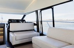 Prestige Yachts 520 FLY Additional Salon Sofa Seating