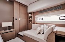 Prestige Yachts 680 FLY Master Cabin Sofa