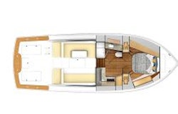 Viking yachts 38 Billfish command deck layout