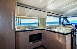 galley on the absolute 62 flybridge