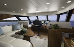 Viking Yachts 72EB Enclosed Bridge Seating 