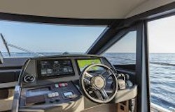 interior helm station - absolute 50
