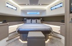 Bed in Pardo Master Suite