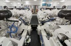 Viking 52 Open Engine Room Access