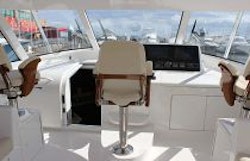  Viking Yachts 48 Sport Tower Centerline Helm Chair and Companion Seating