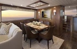Viking Yachts 75 MY Dining Room Detail View