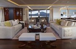 Princess Yachts 40M Salon Sofa