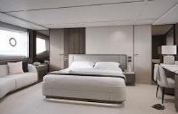 master stateroom with center berth