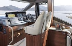helm station and captain's chairs