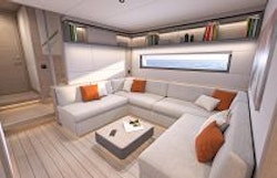 U-shaped couch in Galley Down Version
