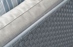 close-up of woven outdoor material