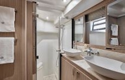 double sinks in master cabin bathroom