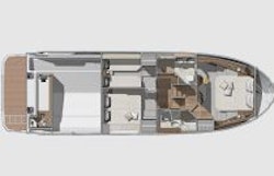 lower deck layout of the prestige f4