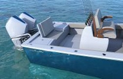 transom seating on the valhalla boats v-29 hybrid