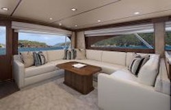 Viking Yachts 80C Salon Sofa