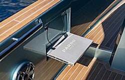 pardo yachts logo on new 43