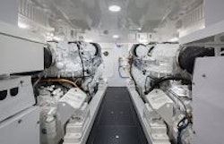 Viking Yachts 72C Engine Room