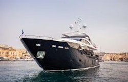 Princess Yachts 30M Navy Blue Hull