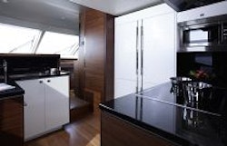 Princess Yachts 88MY Stainless Steel Galley Refrigerator