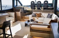 forward part of the salon of the princess s80