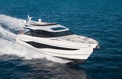 princess s80 cruising at 30 knots