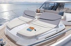 foredeck sunpads with headrests on 2026 princess v65