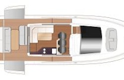 princess c48 layout main deck with inboards