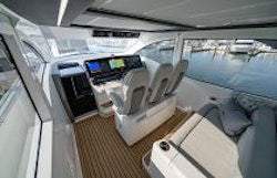 looking forward in pilothouse